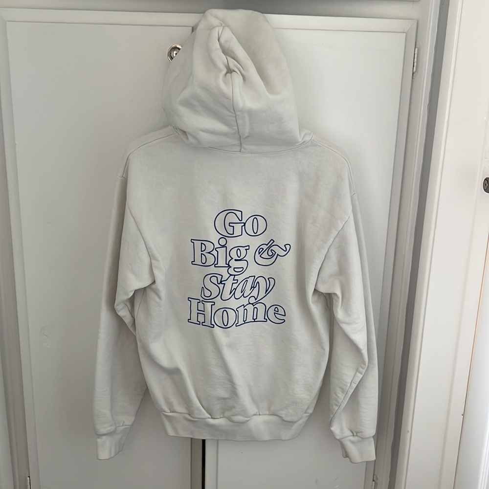 chill house “go big and stay home” hoodie